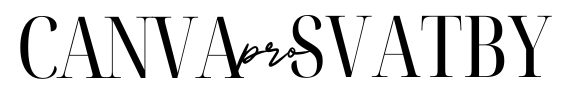 Canva pro svatby